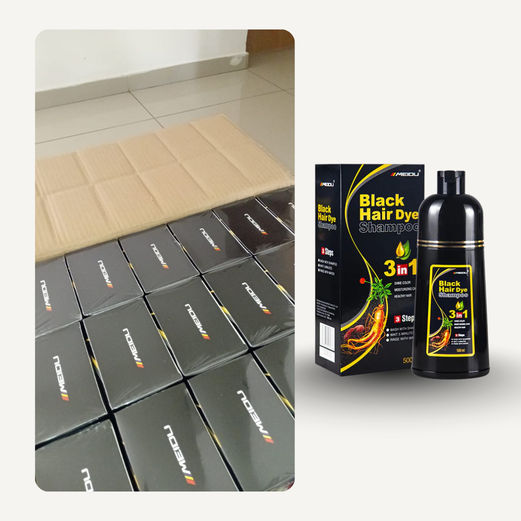 SHAMPOO BLACK 3EM1