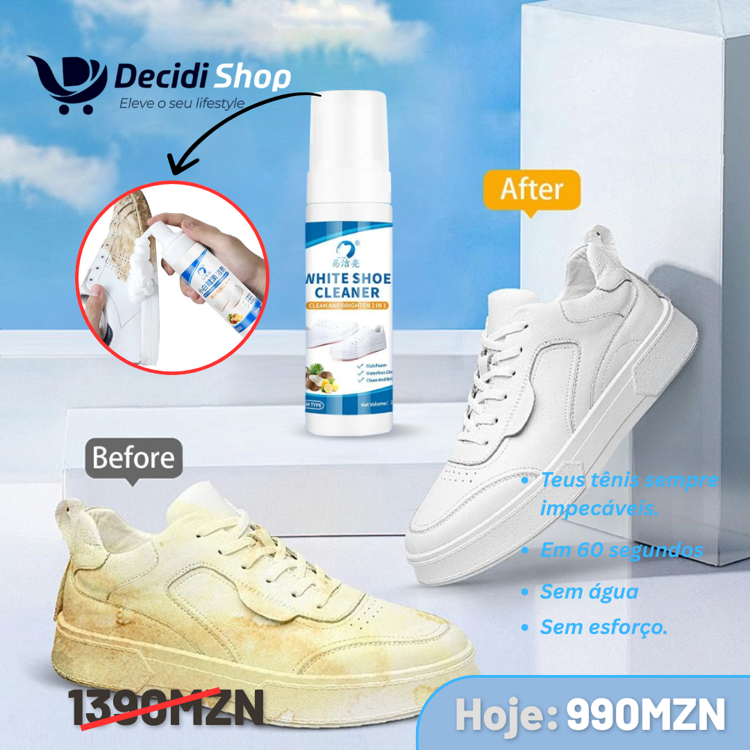 SHINE+ URBAN™ — Tênis limpo em 60 segundos.