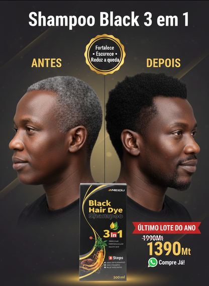 SHAMPOO BLACK 3EM1 - A oferta mais esperada do ano — limitada à Black Friday Decidi Shop.