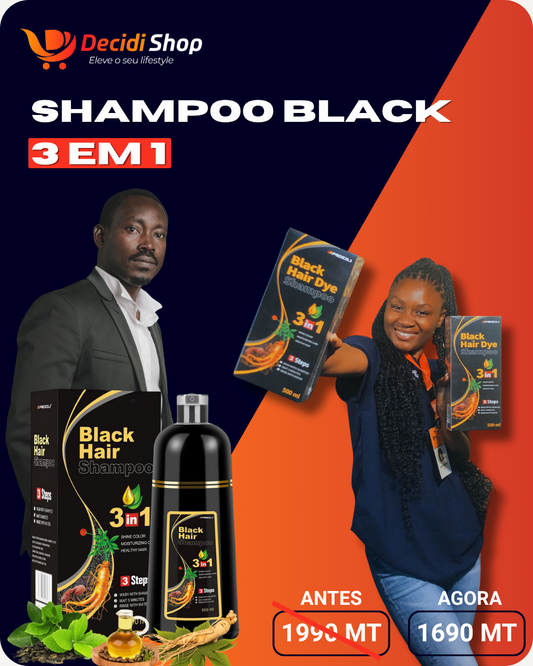 SHAMPOO BLACK 3EM1